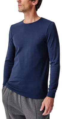 Productafbeelding van Damart heren lang袖 interlock T-shirt, ondergoed, donkerblauw, XXL