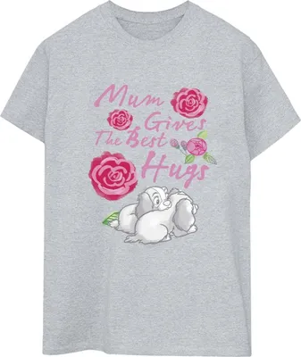 Produktbild von Disney - "Lady And The Tramp Mum Hugs" T-Shirt für Damen BI30761 (L) (Grau)