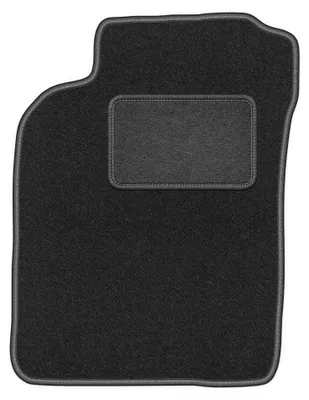 Imagen del producto de Alfombrilla conductor de moqueta para Nissan Almera N15 1995-2000 (hatchback/sedán) – 1 pieza, gris grafito, a medida – Wielganizator LUX