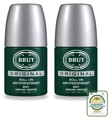 Immagine prodotto di 2 deodoranti roll-on Brut Original - 50 ml - confezione risparmio - 2 pezzi