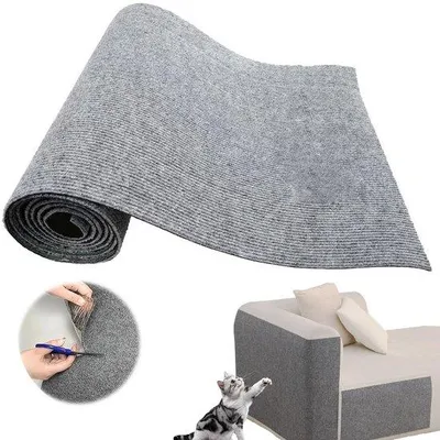 Obrázek produktu pro Samolepicí škrabadlo 200 x 40 cm, šedé, pro kočky