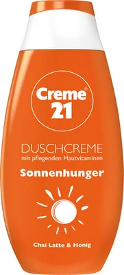 Produktbild von 1x Creme 21 Krem pod prysznic SONNENHUNGER Żel pod prysznic 250ml Zapach chai latte i miodu z odżywczymi witaminami dla skóry Creme21
