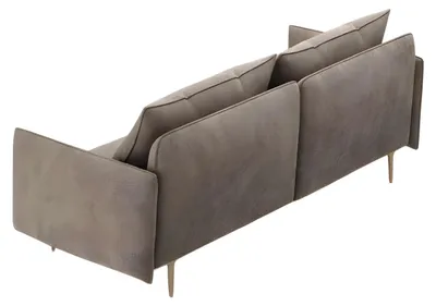 Produktbild von Elegantes graues Stoffsofa für Wohnzimmer im modernen Design