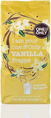 Produktbild von One&Only Frappe Vanilla Vanille - 1kg Vanillepulver Instantpulver Milchshake