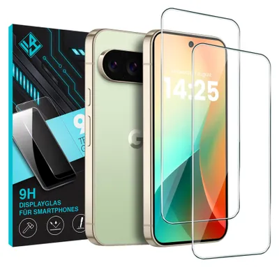 Produktbild von 2x 9H Schutzglas Displayschutzfolie für Google Pixel 11 Pro XL Displayglas Displayschutz Glas Panzerfolie Schutzglasfolie