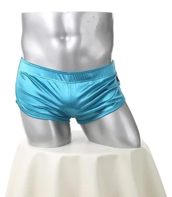 Produktbild von Polyester-Pyjama für Herren, kurze Hose, blau