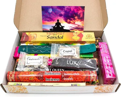 Produktbild von XXL Räucherstäbchen Probierset (183 Teile) zur Meditation und Entspannung