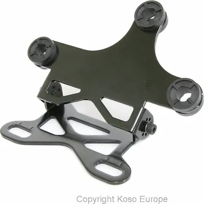 Image de Support Koso RX2 - Plaque de base - Support Koso noir universel