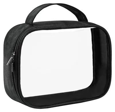 Immagine prodotto di Omgoods - Borsa da toilette approvata - Organizer cosmetico trasparente