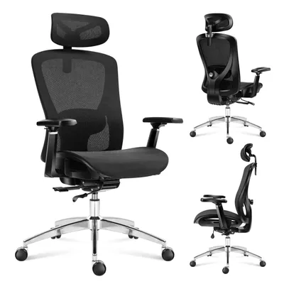 Obrázok produktu pre MARK ADLER Expert 5.3 kancelárska otočná stolička | manažérska stolička kancelárska stolička ergonomické podrúčky nastaviteľné opierky hlavy | čierna