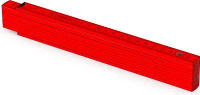 Produktbild von Metrie, Block-72 Zollstock, rot-neon, 2 m