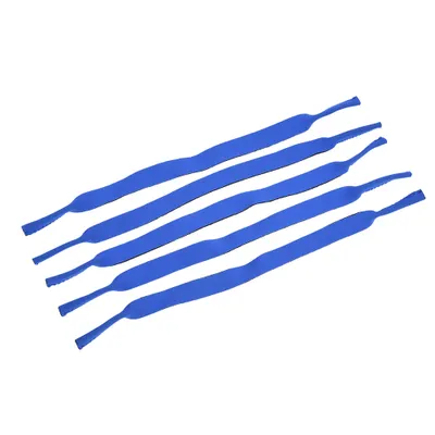 Produktbild von Sportbrillen Halteband – 5-teiliges Set, aus Neopren, blau, idealer Schutz und Halt für Sportbrillen, perfekt für aktive Lifestyle