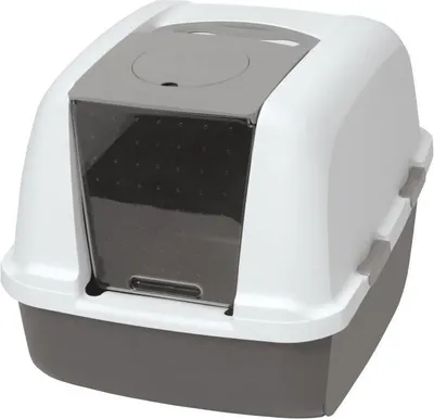 Immagine prodotto di Lettiera per gatti, Catit Airsift Jumbo, sistema di filtraggio integrato, L 57 x P 50 x A 46,5 cm