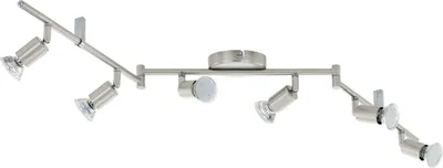 Imagen del producto de EGLO BUZZ-LED, con 6 bombillas, casquillo GU10, 3000 K, IP20, acabado metálico