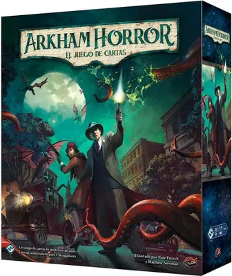Immagine prodotto di Asmodee Arkham Horror Edición Revisada Gioco di Carte Blu Blu Taglia Unica