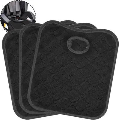 Immagine prodotto di Coprisedili per auto per l'addestramento al vasino - Set da 3 - Coprisedili impermeabili per bambini - Accessori per passeggini - Neri