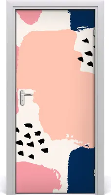 Produktbild von Tulup Türaufkleber 95x205 cm Dekorative Aufkleber Selbstklebend Wasserdichte Tapete Abnehmbar Schlafzimmer Wohnzimmer Wohnkultur - abstrakt