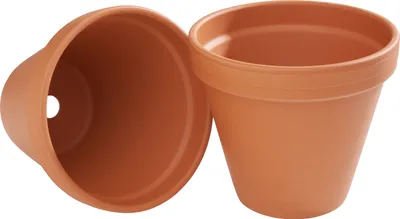 Produktbild von VBS Blumentopf TERRAKOTTA Ton-Töpfe Pflanztöpfe Übertöpfe versch. Größen Innen-Ø 16 cm, 2 Stück