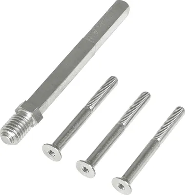 Produktbild von Profilstift für TS 75-85 | Wechselstift mit Schrauben Vierkant 8 / 8,5 | Stahl verzinkt