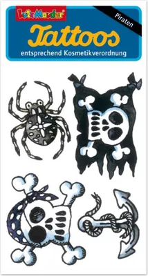 Produktbild von Lutz Mauder Lutz mauder4427 Skull Tattoo (One Size)