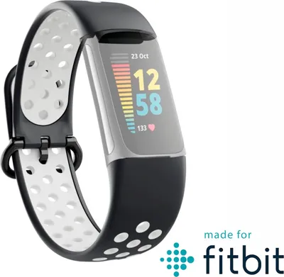 Produktbild von hama Sportarmband für Fitbit Charge 5, in Schwarz