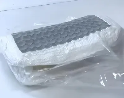 Produktbild von Beigefarbenes komprimierbares Stoffsofa stilvolles, bequemes Sofa