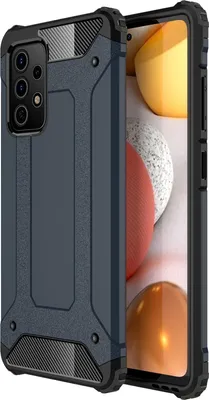 Produktbild von Mobigear Outdoor  Samsung Galaxy A52s 5G Hülle Hardcase Backcover Stoßfest - Marineblau