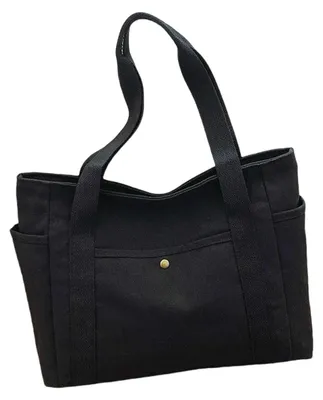 Productafbeelding van Elegante Canvas Schoudertas voor Vrouwen met Grote Capaciteit
