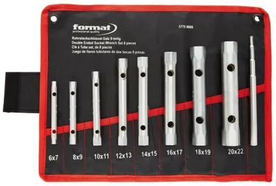 Produktbild von FORMAT Rohrsteckschlüssel-Satz 9-teilig