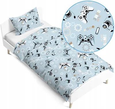 Produktbild von Babymam Kinder Jugend Bettwäsche Set 140x200 cm Gamer