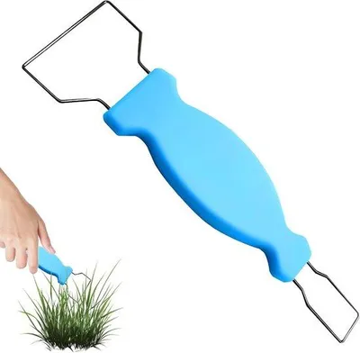Zdjęcie produktu dla Ergonomiczna grabie do trawy – praktyczne narzędzie do pielenia i spulchniania gleby – akcesorium ogrodowe do rabat, podwyższonych grządek, balkonów i klombów