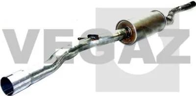 Produktbild von VEGAZ AS-323 Mittelschalldämpfer Schalldämpfer für AUDI A4 Avant (8K5, B8) A4 Limousine (8K2, B8)