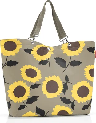 Image de reisenthel shopper XL, sac à provisions, sac de transport, sac, Sunflowers, 35 L, ZU5052