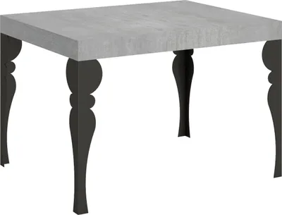Produktbild von Ausziehbarer Tisch 70 x 110/194 cm, Gestell Paxon Cement Anthrazit