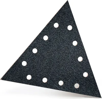 Produktbild von MENZER Black Klett-Schleifscheiben, 290 x 250 mm, 12-Loch, f. Trockenbauschleifer, Siliciumcarbid (2 Stk.) K16
