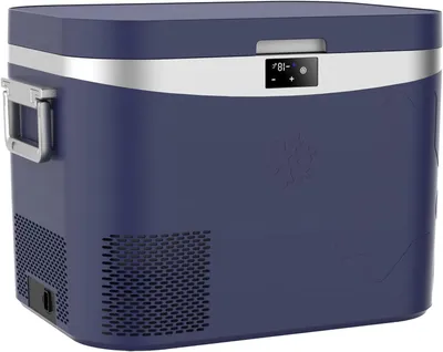 Obrázok produktu pre Kompresorová chladnička – Elektrická chladnička – Na kempovanie a cestovanie – Rýchle chladenie až do -18°C – 18 litrov – Modrá