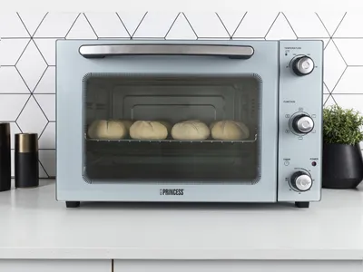 Produktbild von PRINCESS Mini-Backofen 01.112754.01.001, 45 L, 1800 W, Umluft, silber