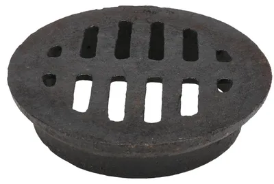 Imagen del producto de Canal de desagüe de hierro fundido inoxidable, de 10 cm, integrado, para baño y jardín