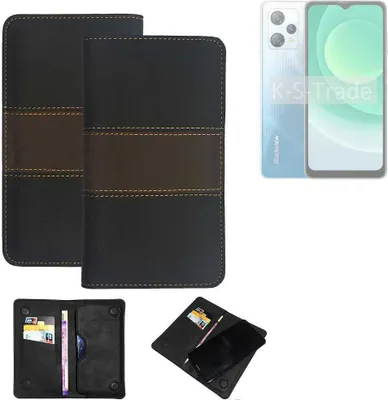 Produktbild von K-S-Trade Hülle Handyhülle kompatibel mit Blackview A53 Schutzhülle Walletcase Bookstyle Tasche Schutz Case Handytasche Wallet Cover Kunstleder