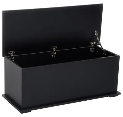 Produktbild von HOMCOM Truhe Aufbewahrungsbox Kiste mit klappbarem Deckel Spanplatte 3 Farben