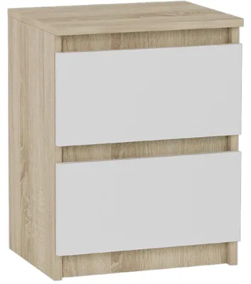 Obrázek produktu pro Noční stolek 40 cm 2 zásuvky komoda stolek FRAMIRE R-2 sonoma mix