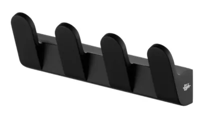 Produktbild von Futura Vierfach-Kleiderbügel, schwarz