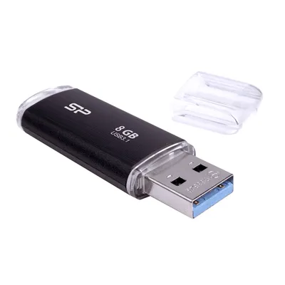 Obrázek produktu pro Silicon Power 8GB Blaze B02 USB Flash disk USB Type-A 3.2 Gen 1 (3.1 Gen 1) černý