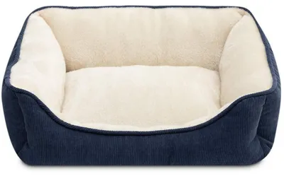 Produktbild von Katzenbett Kleines Hundebett Haustierbett Blau 50x45x15cm
