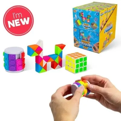 Immagine prodotto di Set di rompicapo Fidget, 3 pezzi - One for Fun