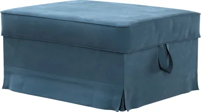 Produktbild von Dekoria Bezug für Ektorp Bromma Hocker, blau, Husse, Ektorp Bromma