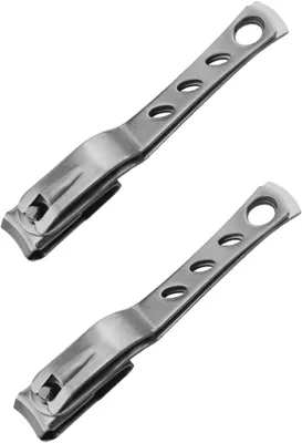 Produktbild von 2-teiliges Nagelknipser-Set für die Hände, Maniküre-Werkzeug, Nagelknipser und Schere aus Edelstahl, kreativer Nageltrimmer