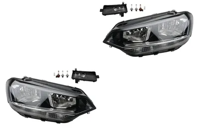 Produktbild von Scheinwerfer Satz passend für VW Touran 5T 05/15- H7 +Nebel+Leuchtmittel 5TA941661A 5TA941662A 5TB941005A 5TB941006A Johns
