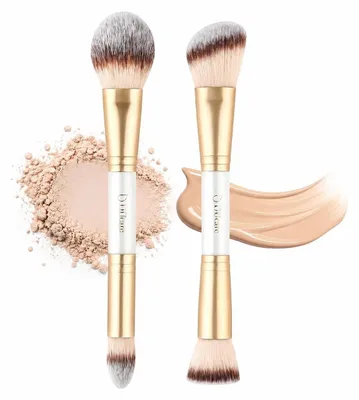 Produktbild von Duo-End Foundation und Contour Pinselset für professionelle Make-up