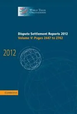 Obrázok produktu pre Dispute Settlement Reports 2012